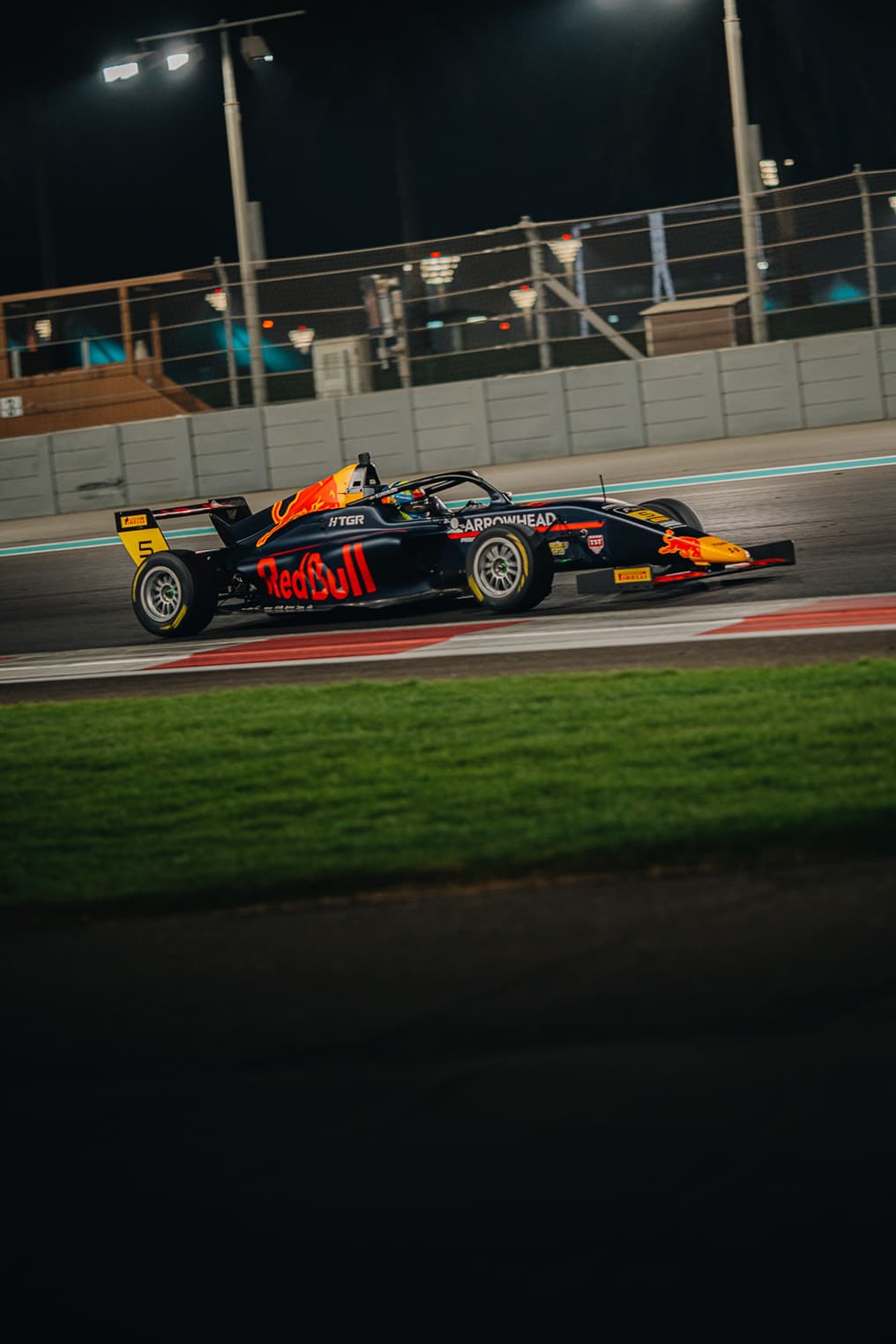 Scott Kin Lindblom, Hitech, Yas Island, Abu Dhabi, UAE F4 Trophy 2025, Rd 3. Photo: Connor Botha
