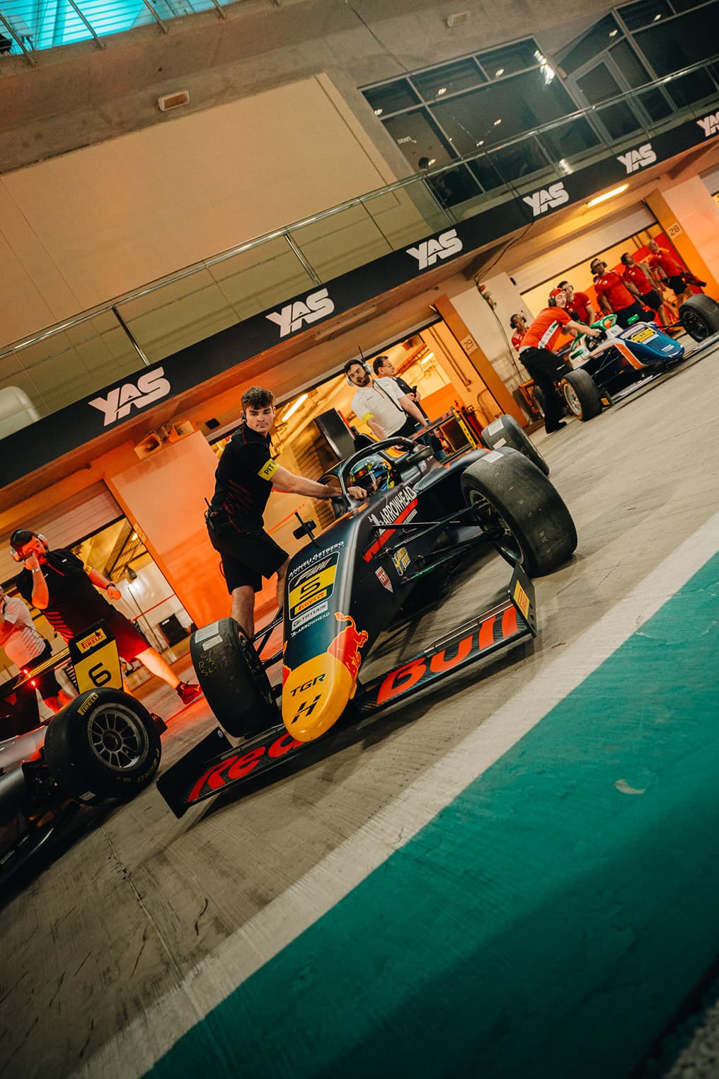 Scott Kin Lindblom, Hitech, Yas Island, Abu Dhabi, UAE F4 Trophy 2025, Rd 3. Photo: Connor Botha