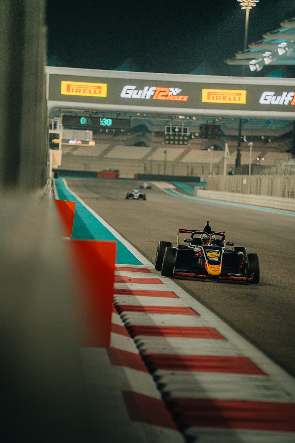 Scott Kin Lindblom, Hitech, Yas Island, Abu Dhabi, UAE F4 Trophy 2025, Rd 3. Photo: Connor Botha