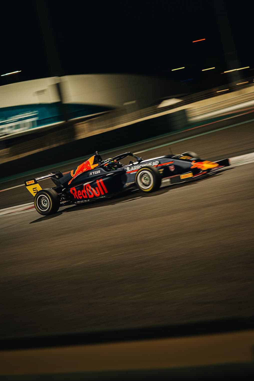 Scott Kin Lindblom, Hitech, Yas Island, Abu Dhabi, UAE F4 Trophy 2025, Rd 3. Photo: Connor Botha