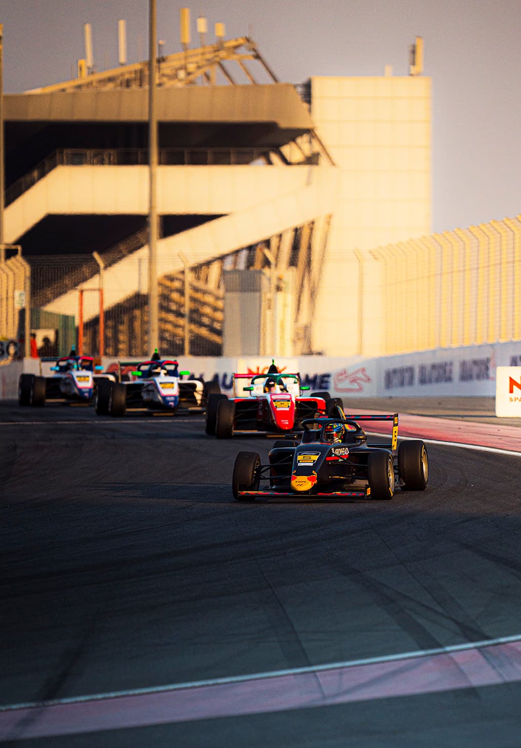 Scott Kin Lindblom, Hitech, Dubai Autodrome. UAE F4 Trophy 2025, Rd 1. Photo: Connor Botha