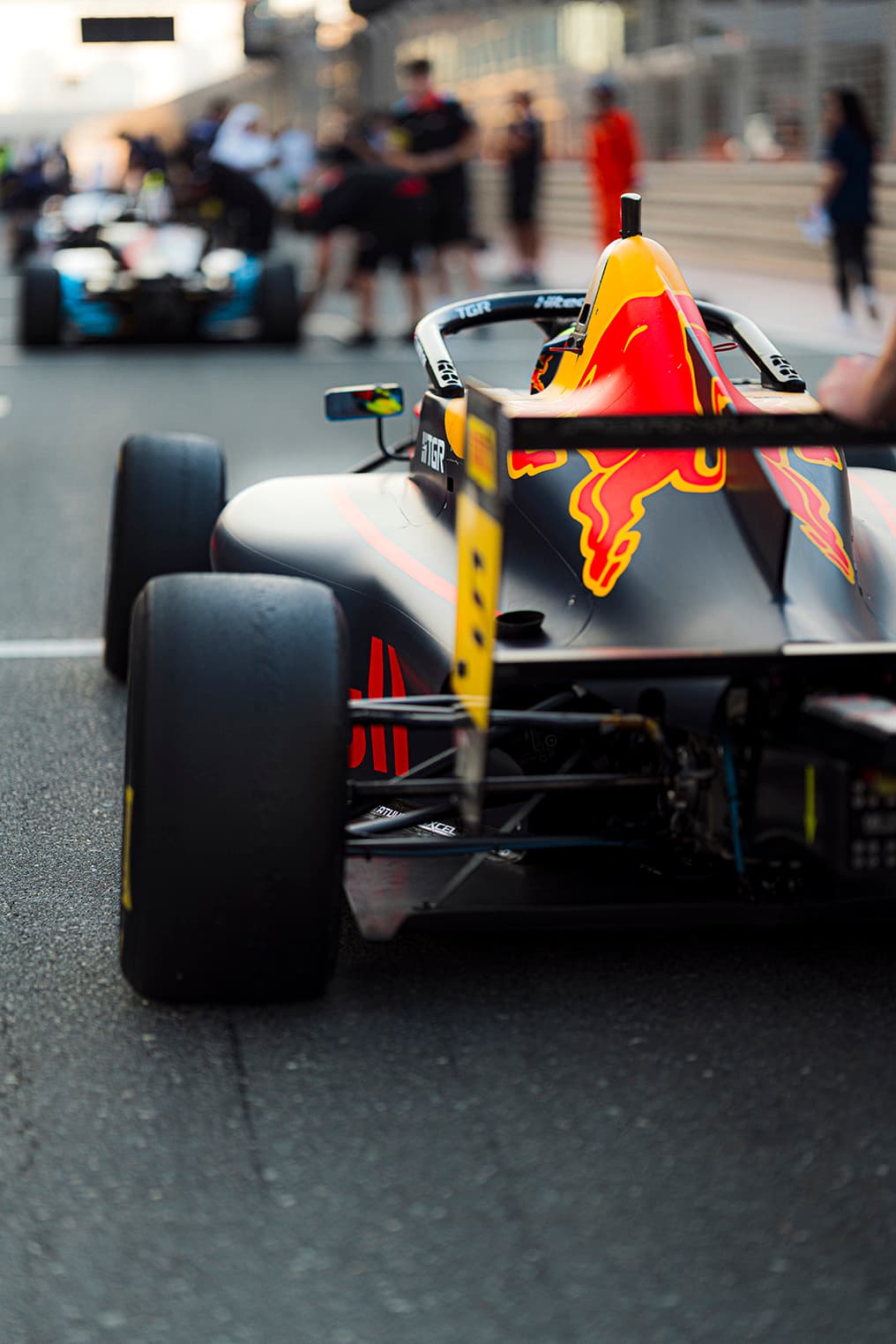 Scott Kin Lindblom, Hitech, Dubai Autodrome. UAE F4 Trophy 2025, Rd 1. Photo: Connor Botha