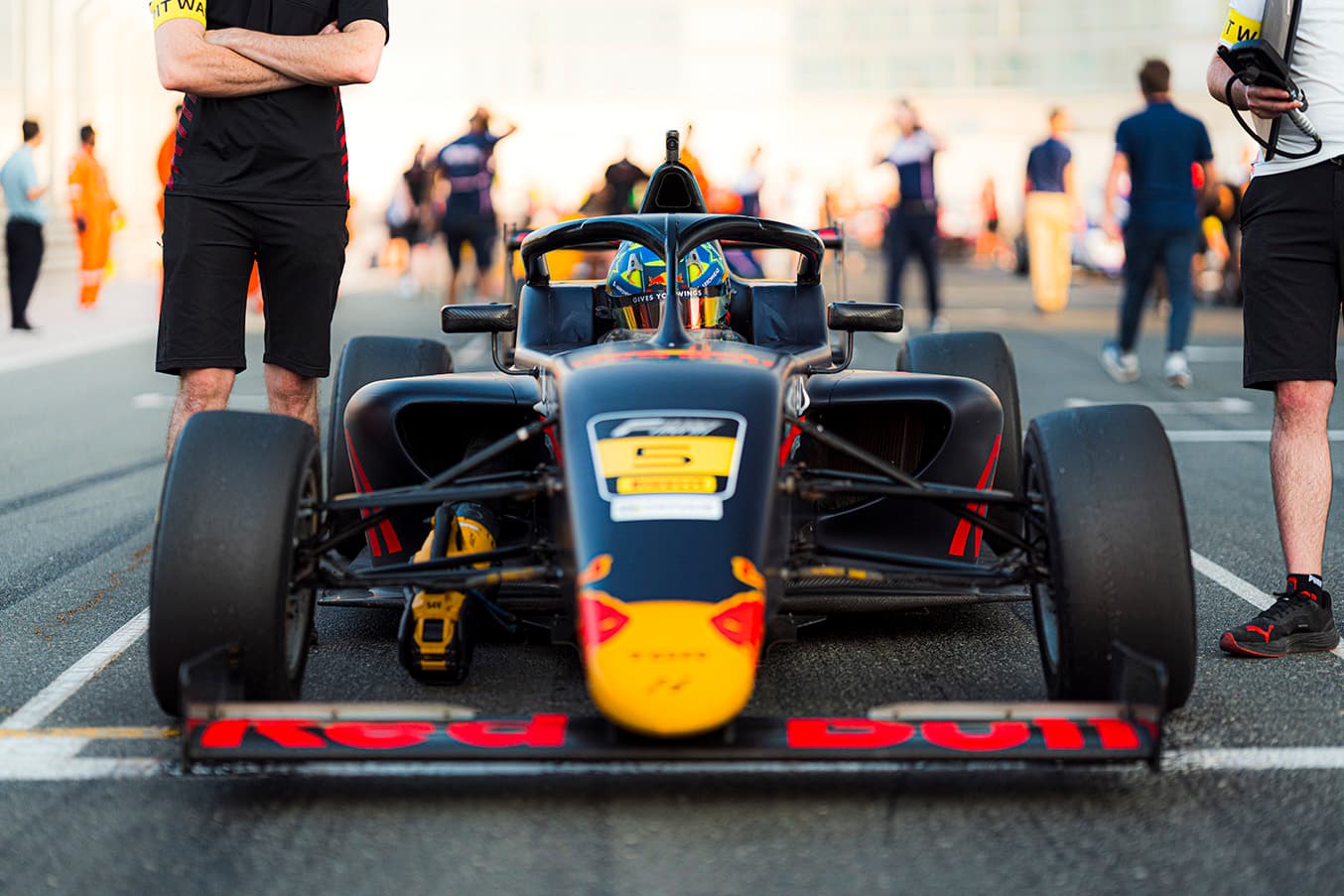 Scott Kin Lindblom, Hitech, Dubai Autodrome. UAE F4 Trophy 2025, Rd 1. Photo: Connor Botha