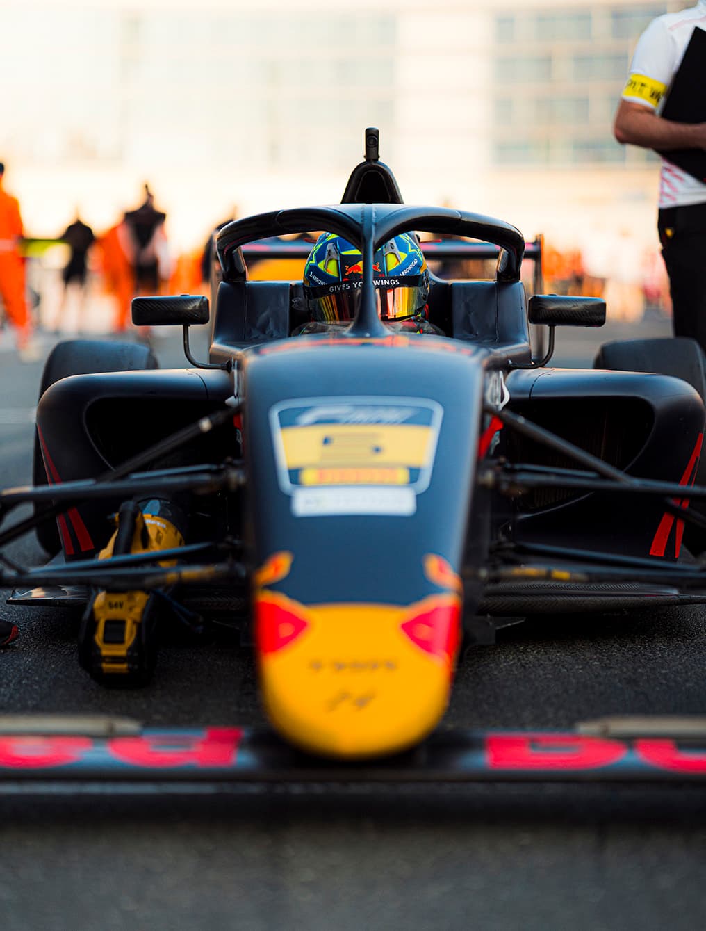 Scott Kin Lindblom, Hitech, Dubai Autodrome. UAE F4 Trophy 2025, Rd 1. Photo: Connor Botha