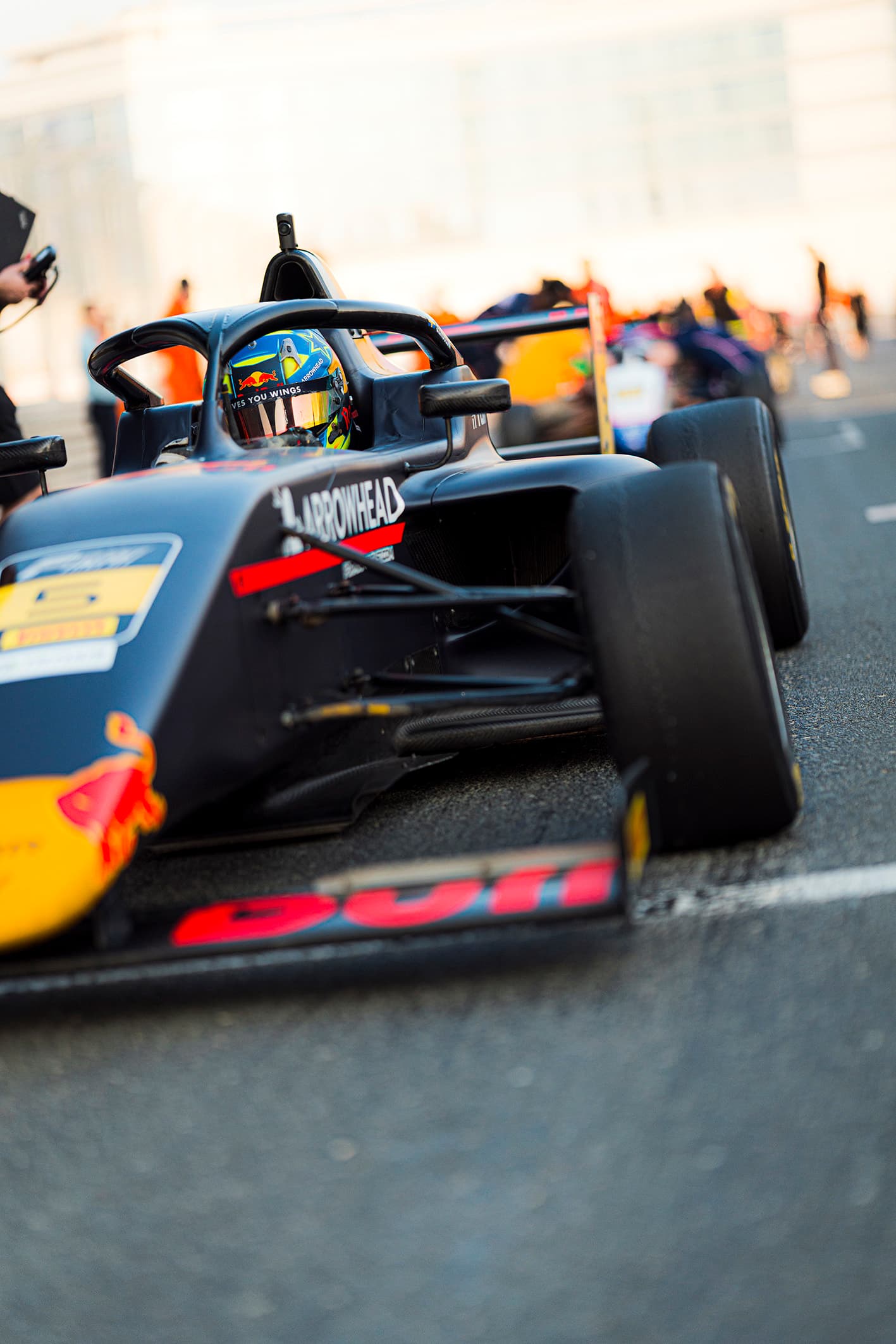 Scott Kin Lindblom, Hitech, Dubai Autodrome. UAE F4 Trophy 2025, Rd 1. Photo: Connor Botha