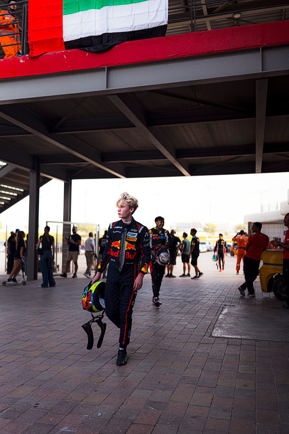 Scott Kin Lindblom, Hitech, Dubai Autodrome. UAE F4 Trophy 2025, Rd 1. Photo: Connor Botha