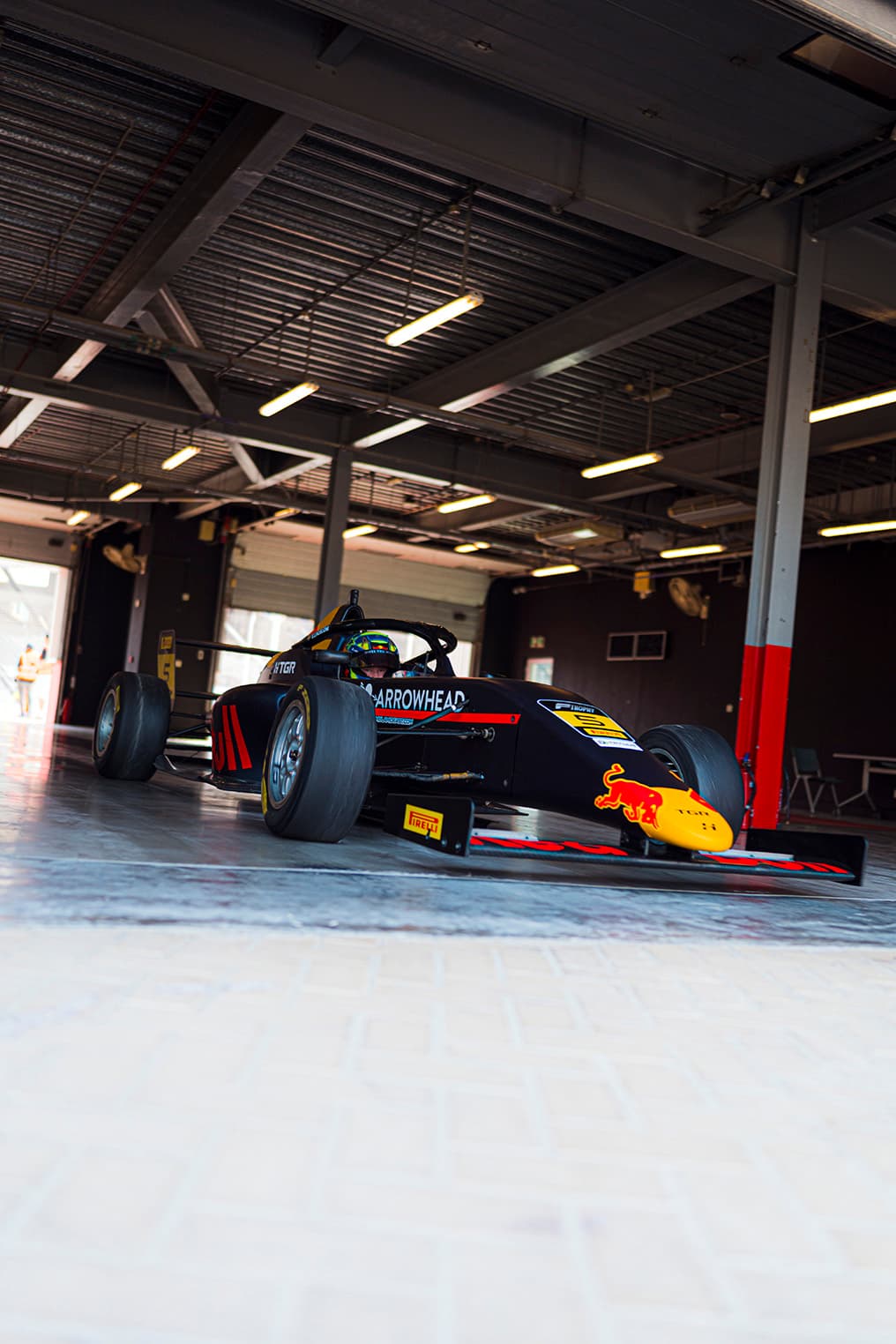 Scott Kin Lindblom, Hitech, Dubai Autodrome. UAE F4 Trophy 2025, Rd 1. Photo: Connor Botha