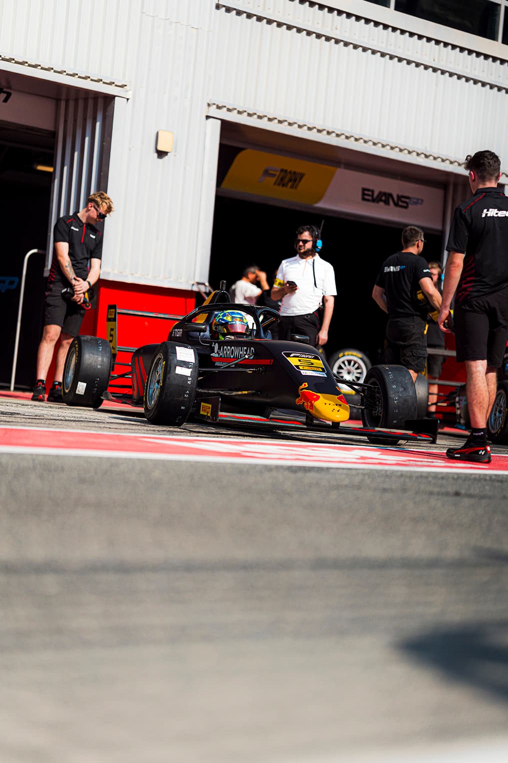 Scott Kin Lindblom, Hitech, Dubai Autodrome. UAE F4 Trophy 2025, Rd 1. Photo: Connor Botha