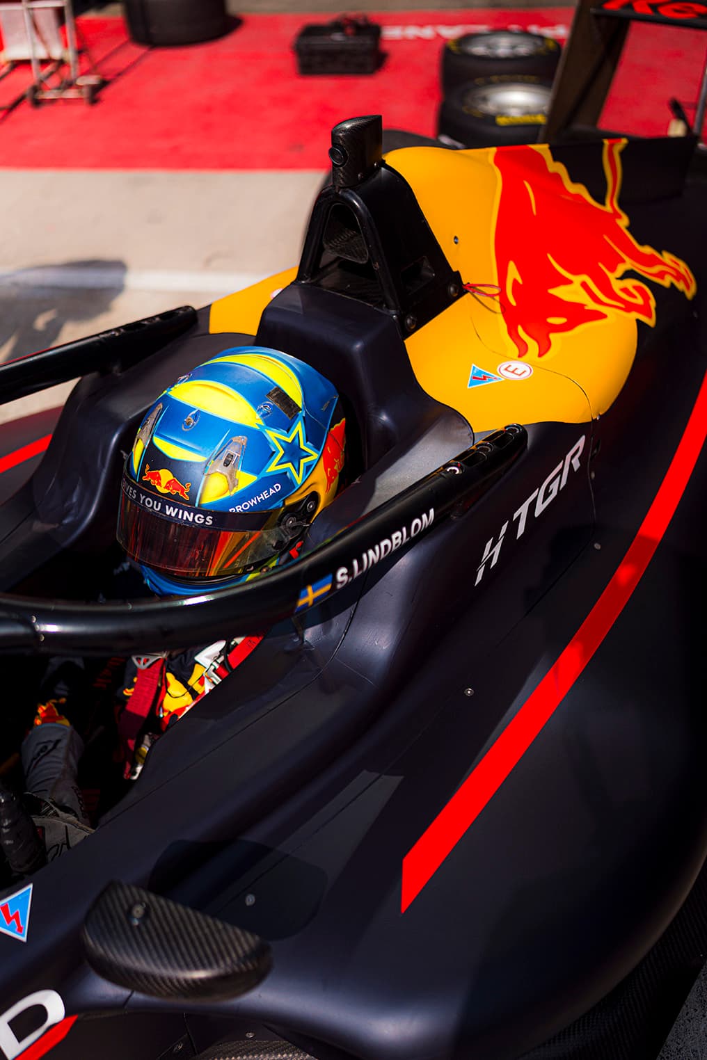 Scott Kin Lindblom, Hitech, Dubai Autodrome. UAE F4 Trophy 2025, Rd 1. Photo: Connor Botha