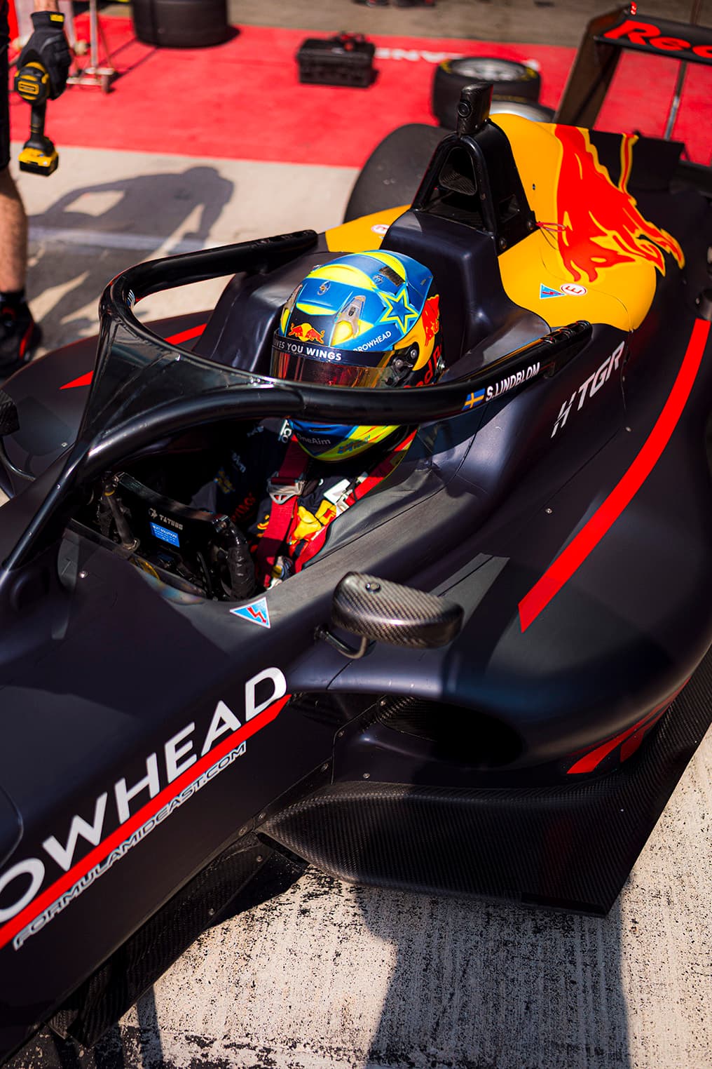 Scott Kin Lindblom, Hitech, Dubai Autodrome. UAE F4 Trophy 2025, Rd 1. Photo: Connor Botha