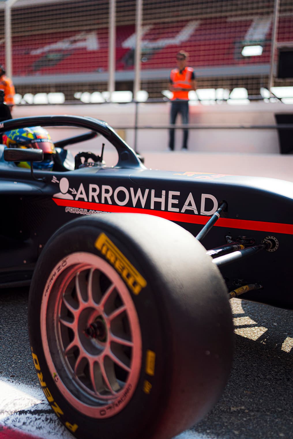 Scott Kin Lindblom, Hitech, Dubai Autodrome. UAE F4 Trophy 2025, Rd 1. Photo: Connor Botha