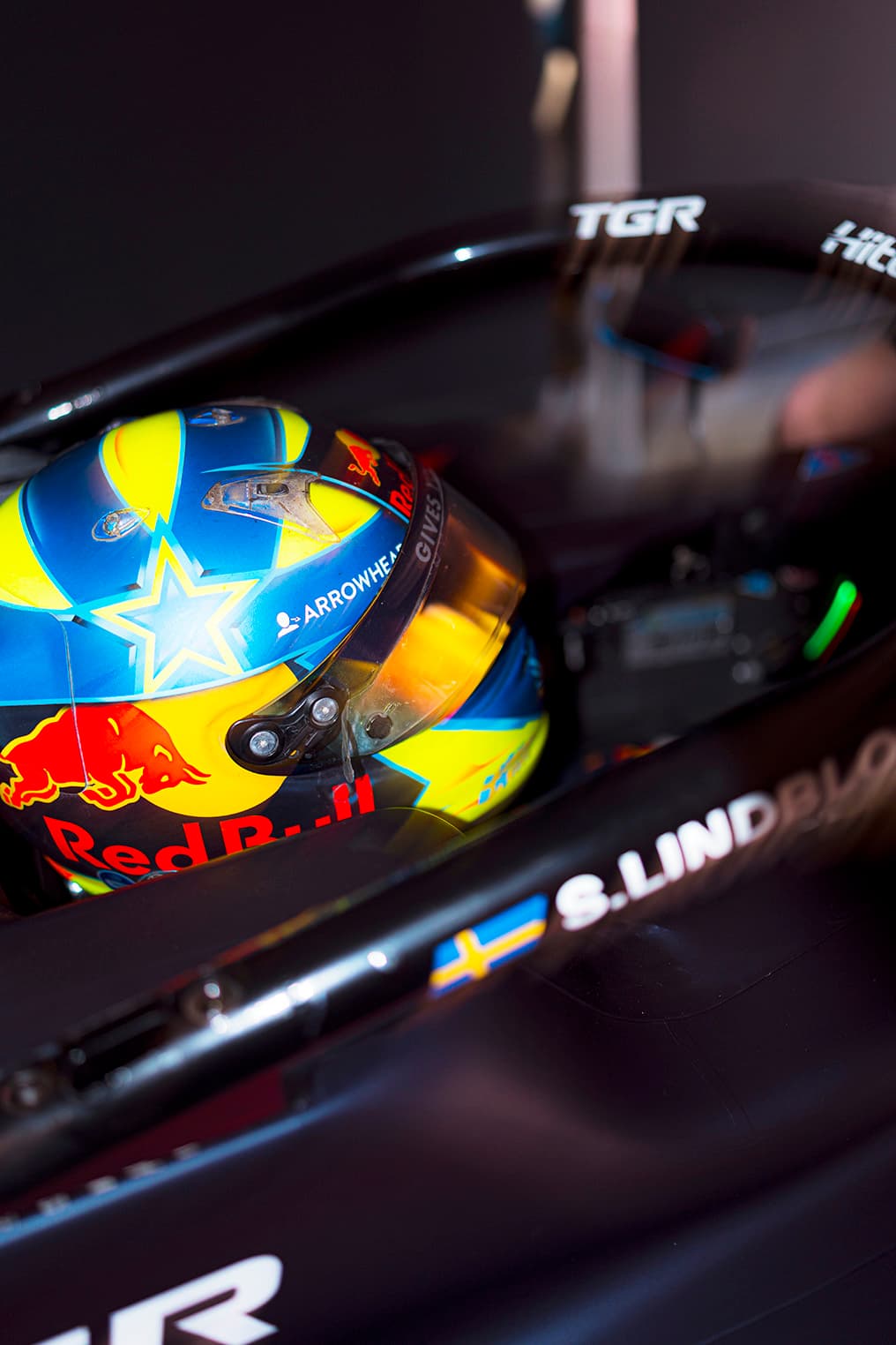 Scott Kin Lindblom, Hitech, Dubai Autodrome. UAE F4 Trophy 2025, Rd 1. Photo: Connor Botha