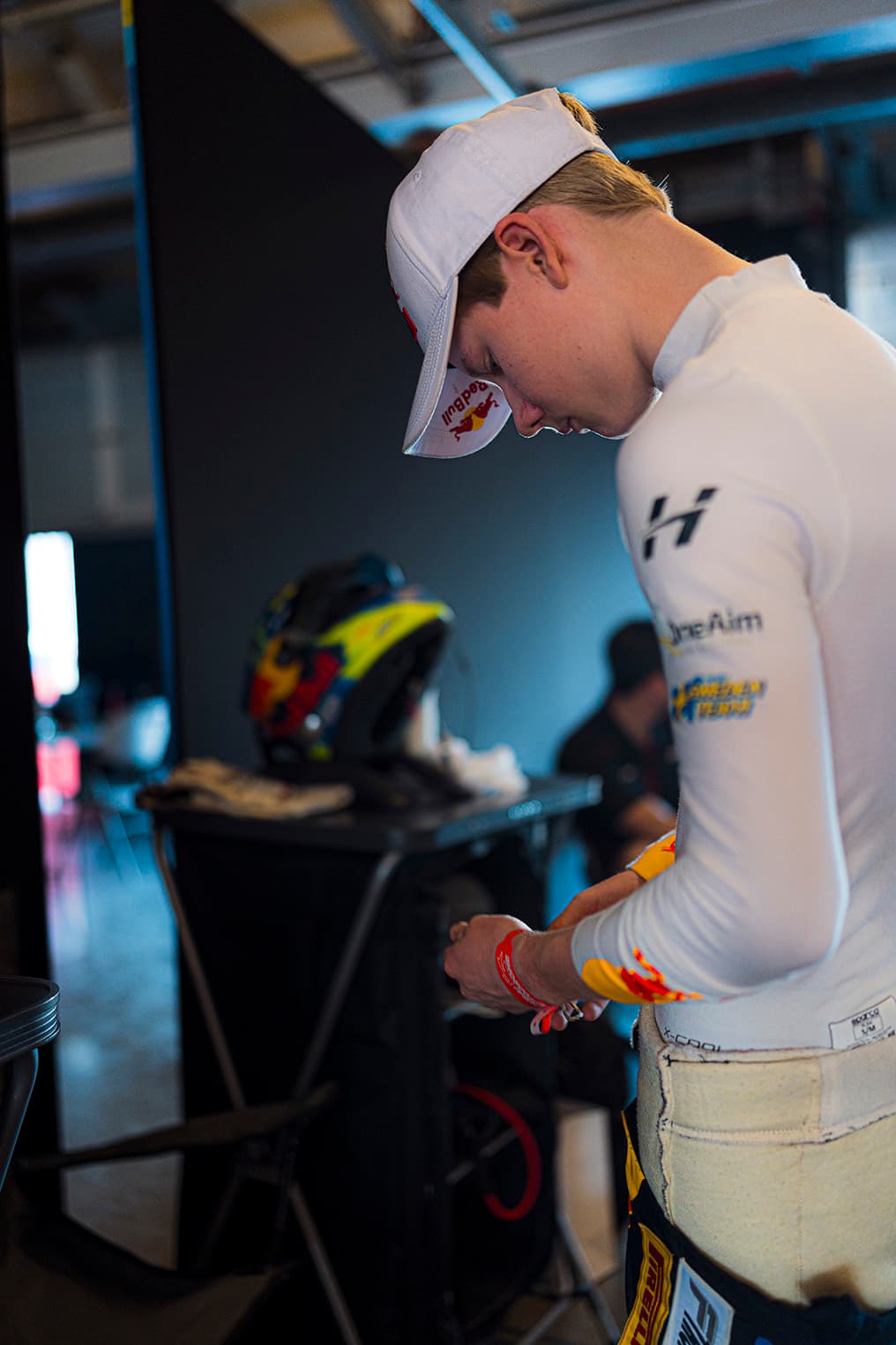 Scott Kin Lindblom, Hitech, Dubai Autodrome. UAE F4 Trophy 2025, Rd 1. Photo: Connor Botha