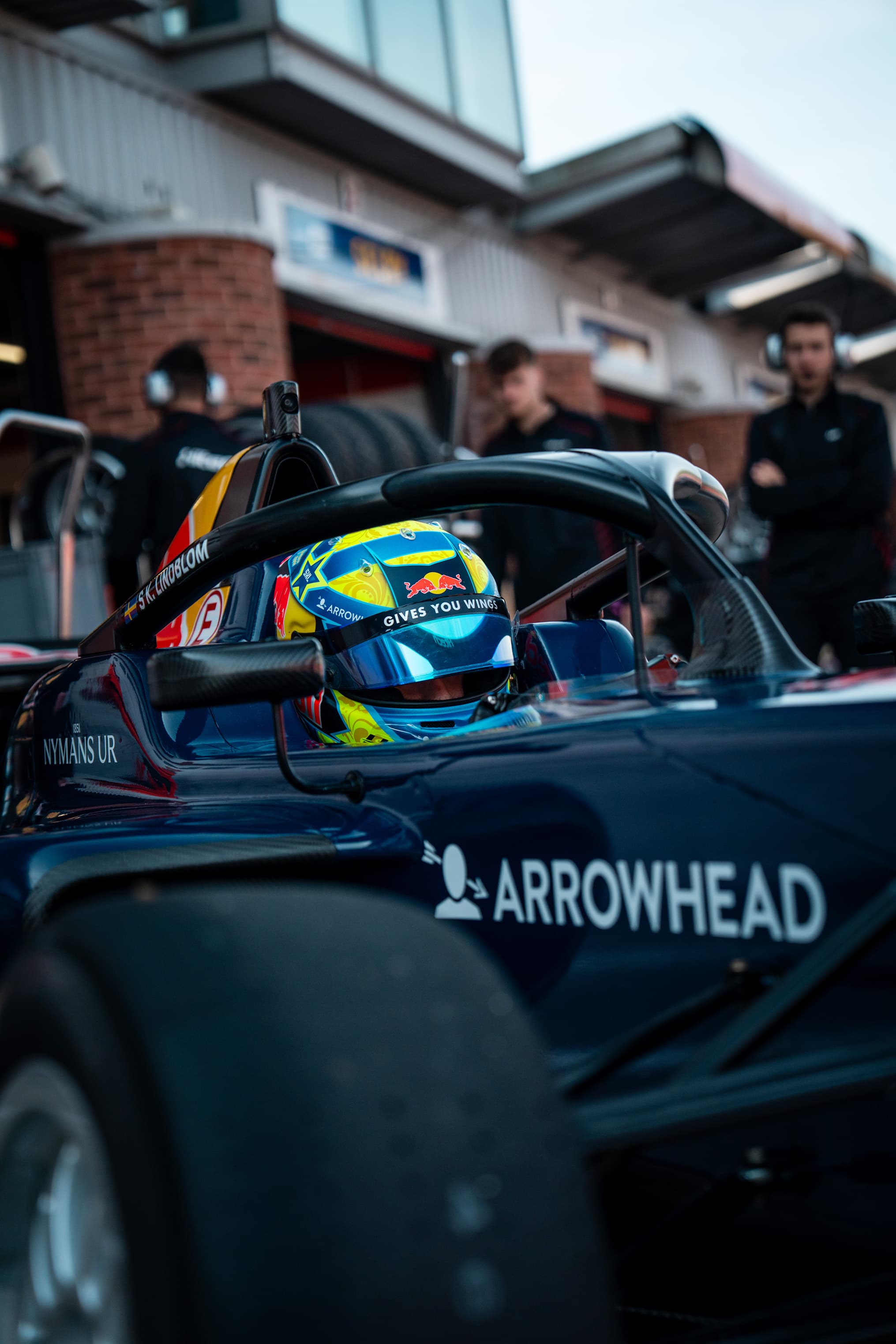Scott Kin Lindblom, Hitech, British F4, Brands Hatch (Indy). Photo: Seb Usselmann