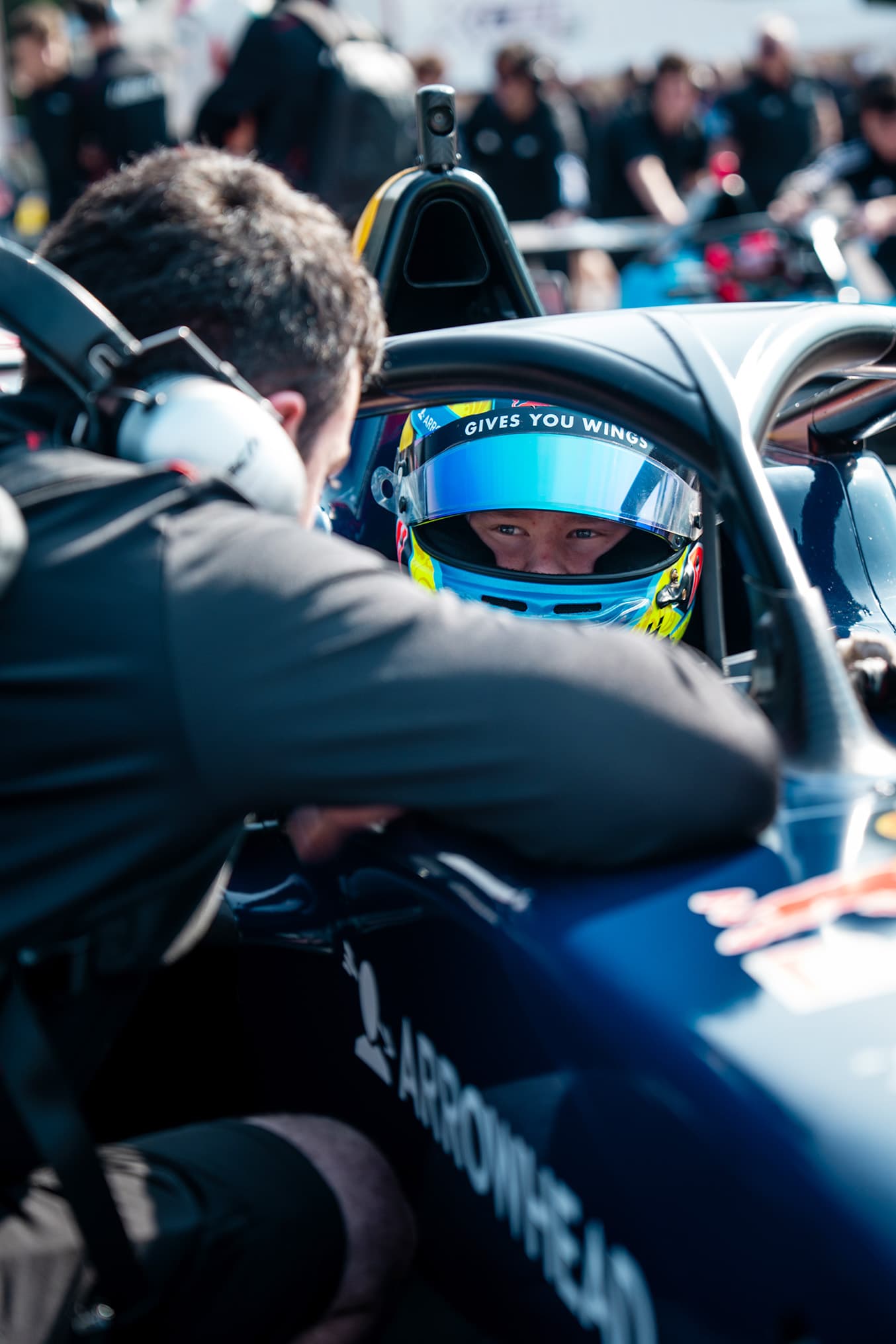 Scott Kin Lindblom, Hitech, British F4, Brands Hatch (Indy). Photo: Seb Usselmann