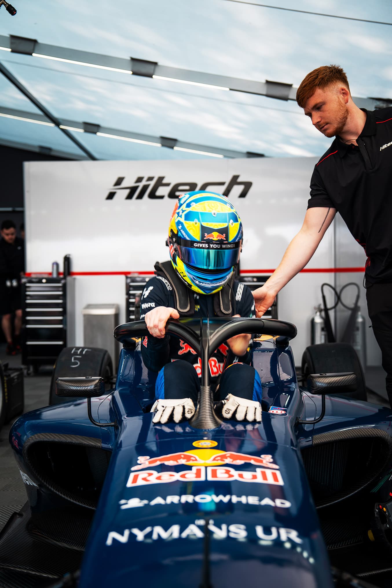 Scott Kin Lindblom, Hitech, British F4, Brands Hatch (Indy). Photo: Seb Usselmann