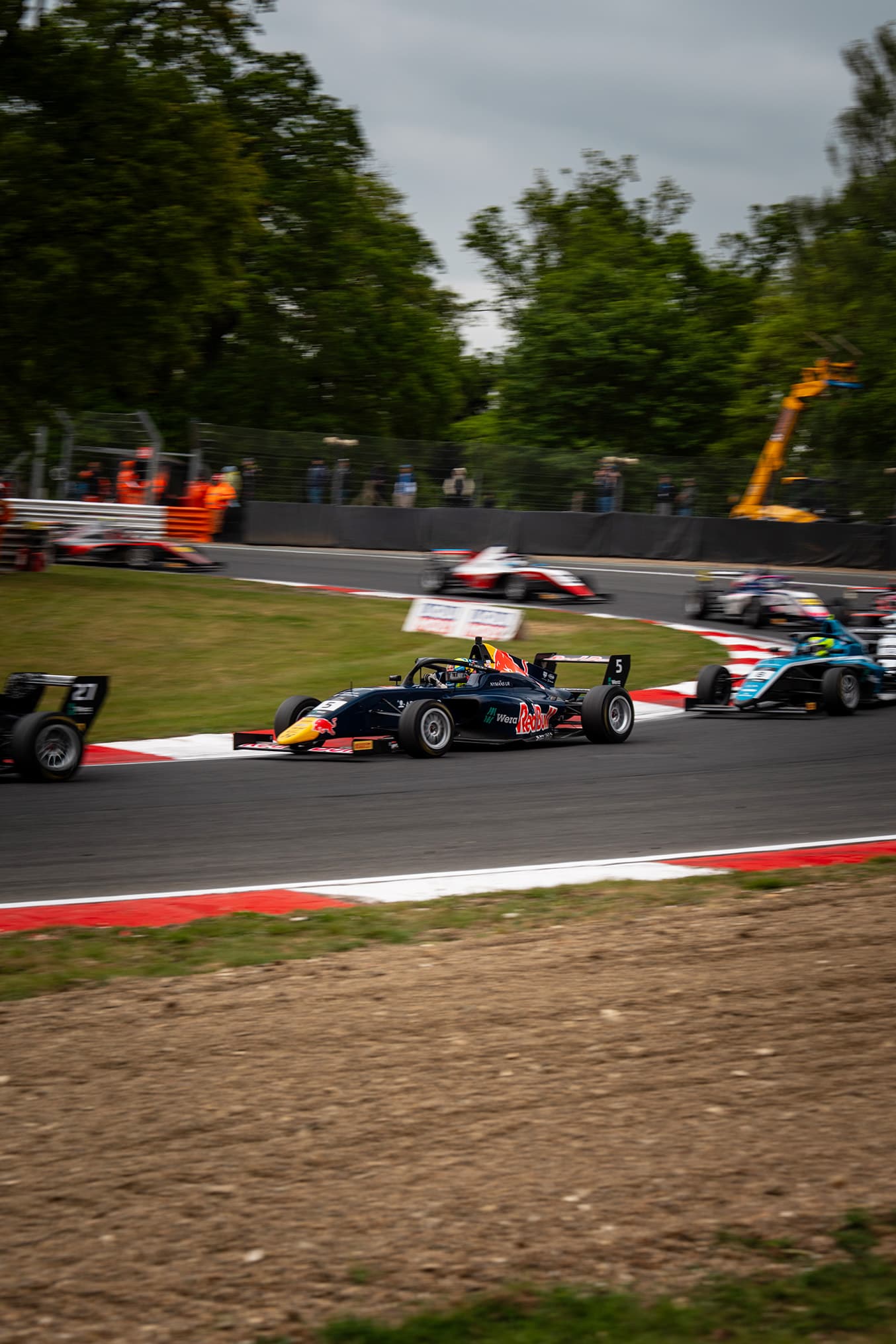 Scott Kin Lindblom, Hitech, British F4, Brands Hatch (Indy). Photo: Seb Usselmann