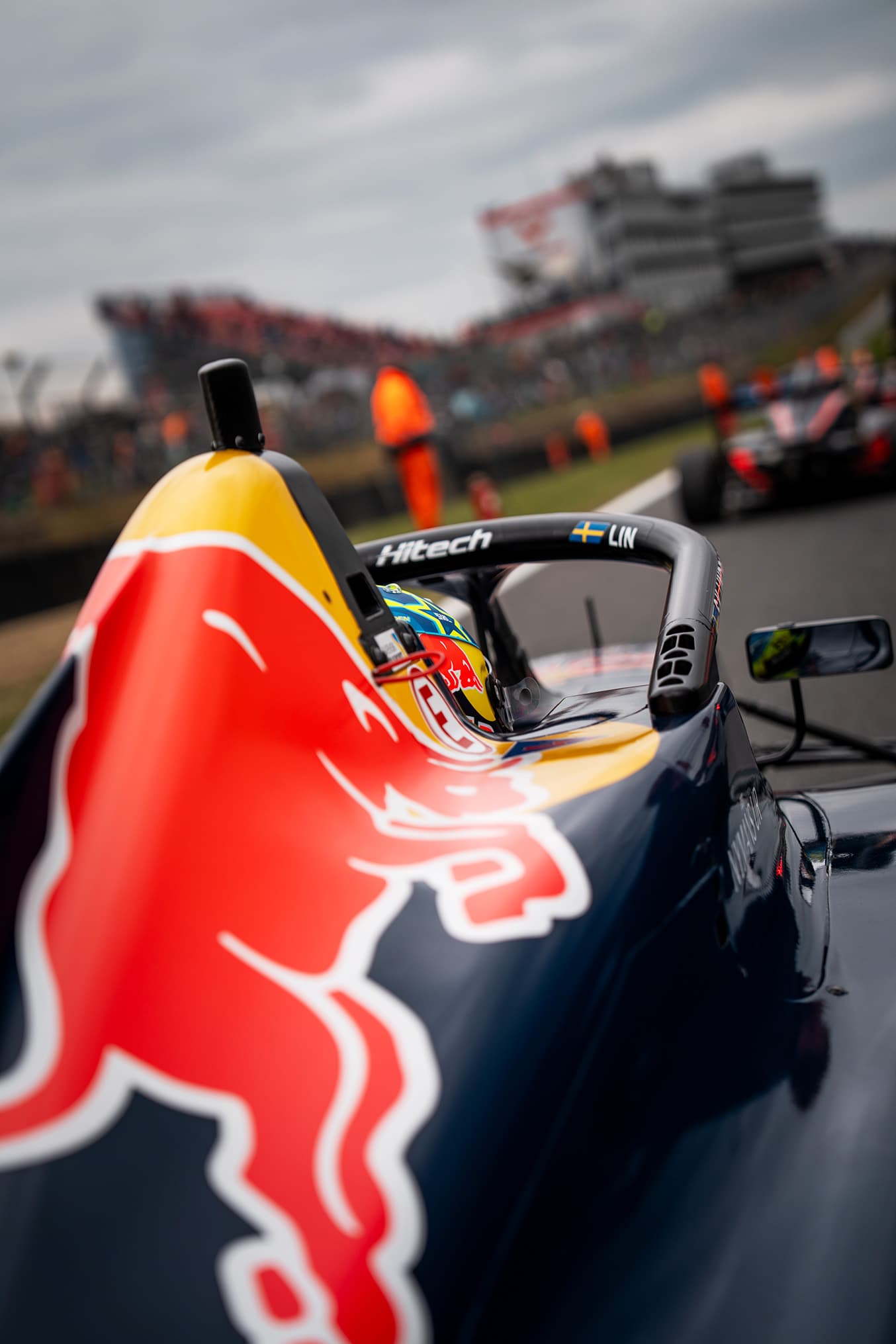 Scott Kin Lindblom, Hitech, British F4, Brands Hatch (Indy). Photo: Seb Usselmann