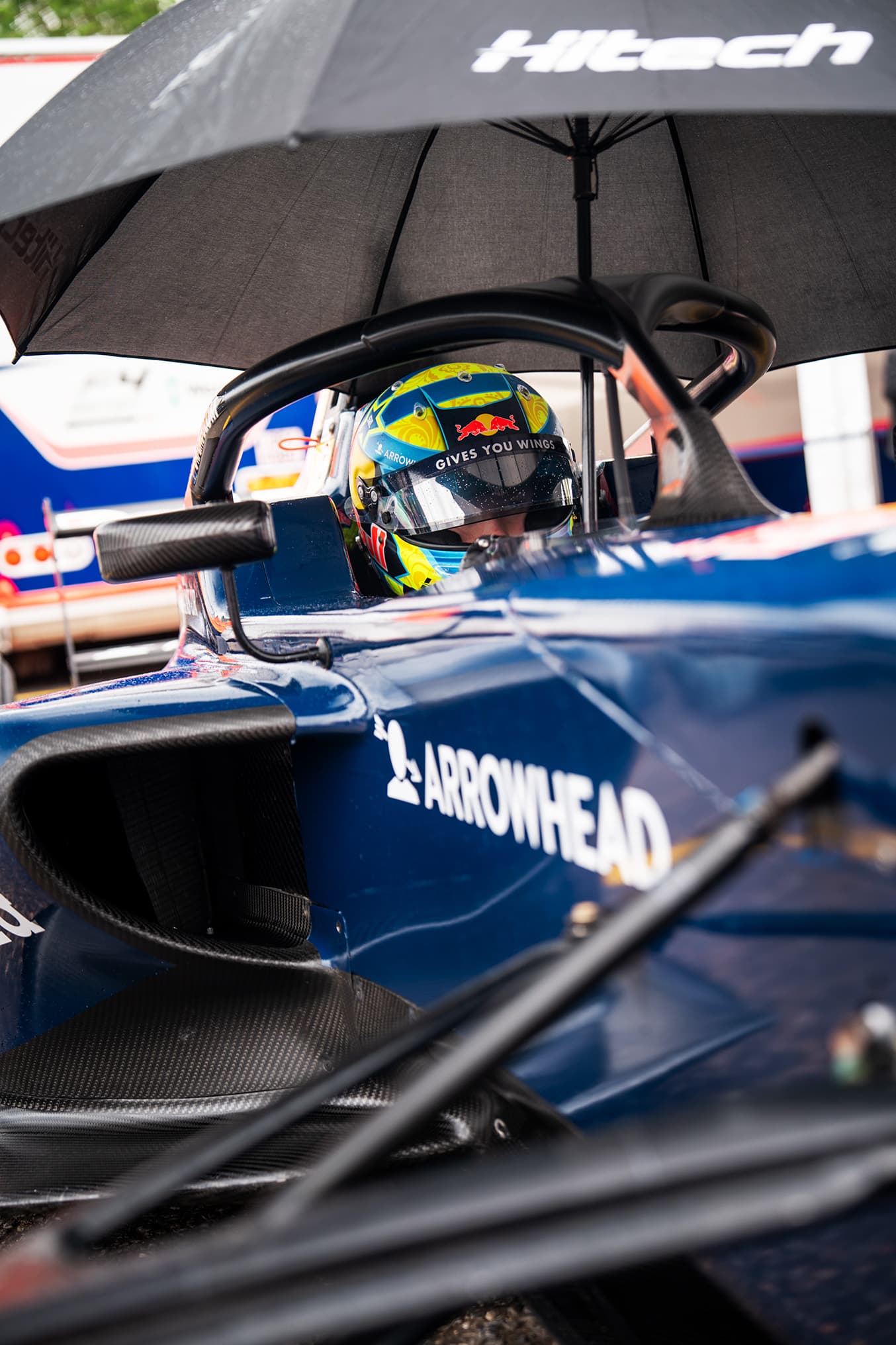 Scott Kin Lindblom, Hitech, British F4, Brands Hatch (Indy). Photo: Seb Usselmann